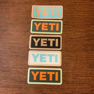 YETI stickers